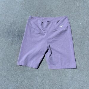 Nike lavender bike compression shorts